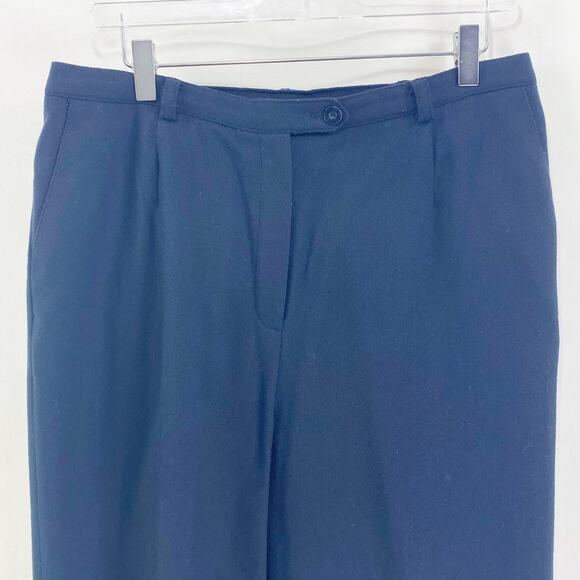 90s Vintage SAG HARBOR Navy Blue Wool Trouser Slacks - Picture 7 of 9